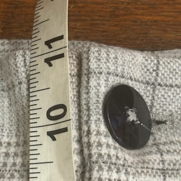 Maeve Gray Plaid Women's Collette Trousers Size 26P - Picture 10 of 11